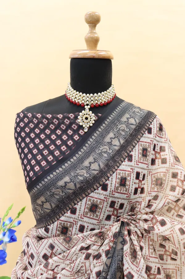 LINEN_FABRIC_DIGITAL_PRINT_SAREE